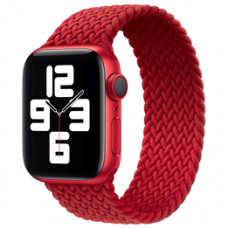 Red - Large wrist braided band for 38mm/40mm Apple Watch